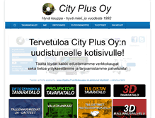Tablet Screenshot of cityplus.fi